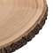 Vintiquewise Home Decor Natural Wooden Bark Slice Tray Large Rustic Table Charger Centerpiece 10”, PK 4 QI004158-10.4 - alternate 3